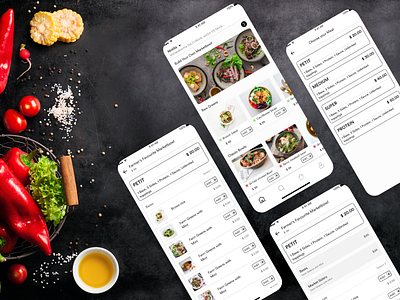 Food Delivery Application UI Design designoweb food app food delivery app illustrator mobile app mobile design mobile ui