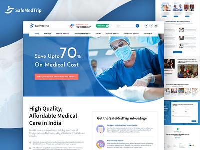 Safemedtrip - International Medical Tourism Website