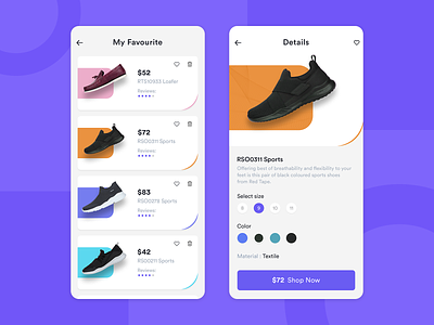 Shoes App (Listing & Detail) - Ecommerce