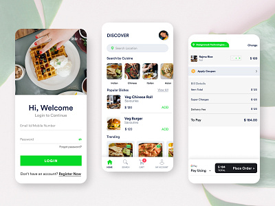 Online Food Delivery UI