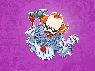 Pennywise pennywise sticker