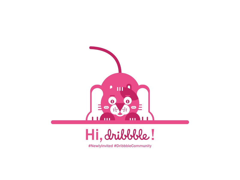 Newly Invited to Dribbble beginner new newbie newly invited self taught