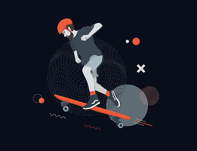 Skate Illustration design graphic design illustration