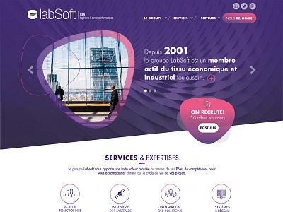 Labsoft 00 Accueil Desktop ui ux web