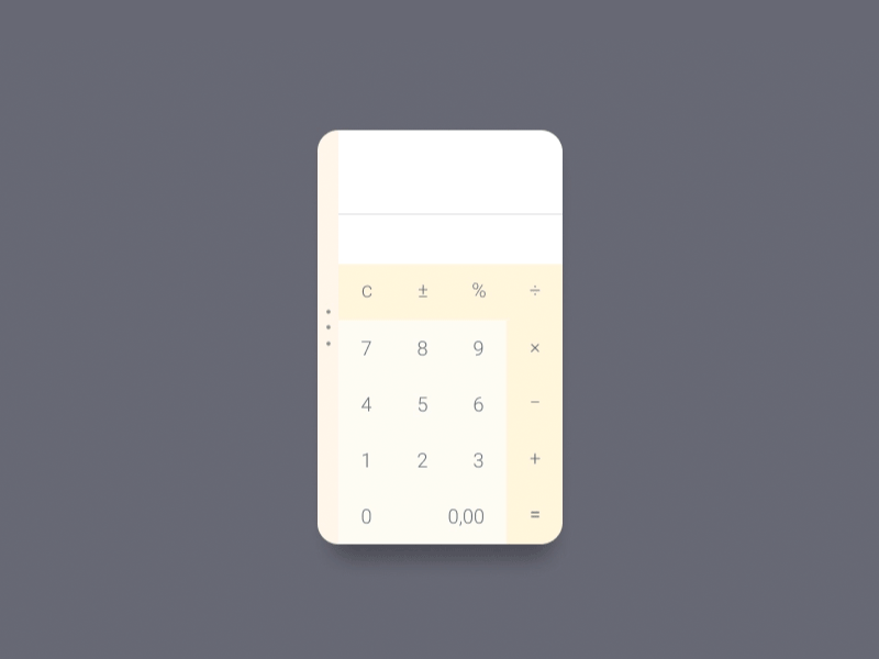 #dailyui #004 Design a calculator