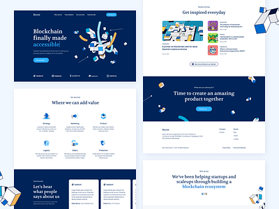 Byont - Blockchain Development Agency Website