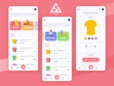 Shopping Mobile App Desing