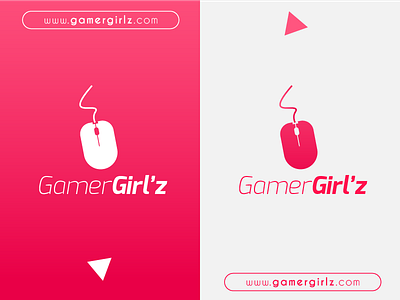 GamerGirl'z gamer girl girlz logo pink