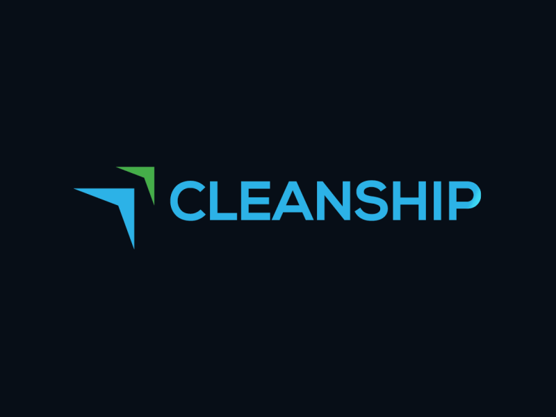 Cleanship Logo Animation branding cleanship fractal logo logo animation loop looping looping animation matte minimal mograph motion graphics naval ocean sea shipping water wave