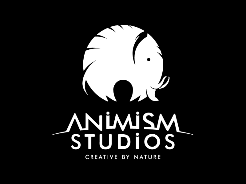 Animism Studios Logo Animation animation branding flashlight logo logo animation loop mograph motion design motion graphics reveal studio