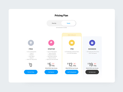 Pricing Plans enterprise kianidesign payment plan pricing pricing plan pricing plans pricing table subscribe subscription website design
