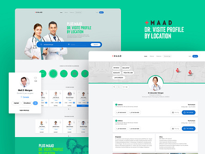 Plus Maad Website dr app health hospital medical plusmaad plusmaad uidesign uiux website