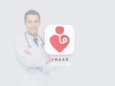 Plusmaad Logo application doctor drawing health logo logo design mediance medical