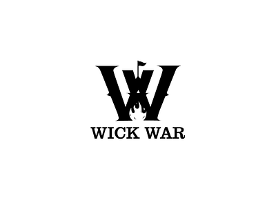 Wick War Logo Design branding design logo