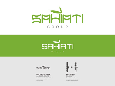 Sahiati Group Logo Design Concept bamboo logo wordmark branding logo sahiati sahiati group logo sahiati logo wordmark logo