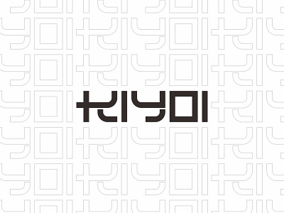 Kiyoi Wordmark Logo brand branding design logo symbol text text logo typhography logo vector wordmark wordmark logo