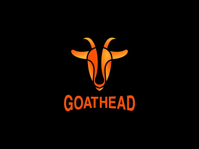 Goathead animal brand design goat goathead icon illustration logo symbol