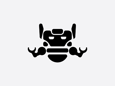 ROBOT brand branding design icon illustration logo mascot mecha robot robots symbol vector