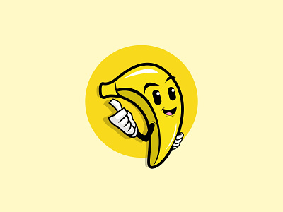 Pisango banana bananas brand design icon illustration logo mascot symbol vector