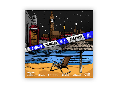 Animated Album Cover - London Dungeon adobe after effect adobe aftereffects adobe illustrator album art album artwork album cover art album cover design design digital illustration illustrator vector