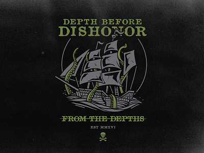 From The Depths - DBDS clothing dbds design graphicdesign illustration logo sea vector