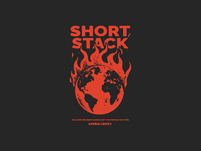 SHORT STACK apparel design graphic design illustration logo short stack vector world