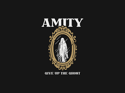 The Amity Affliction - Give Up The Ghost design ghost graphicdesign illustration logo merch mirror vector