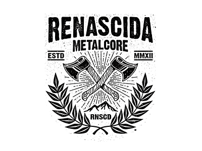 Renascida band design graphicdesign hardcore illustration merch metalcore tattoo