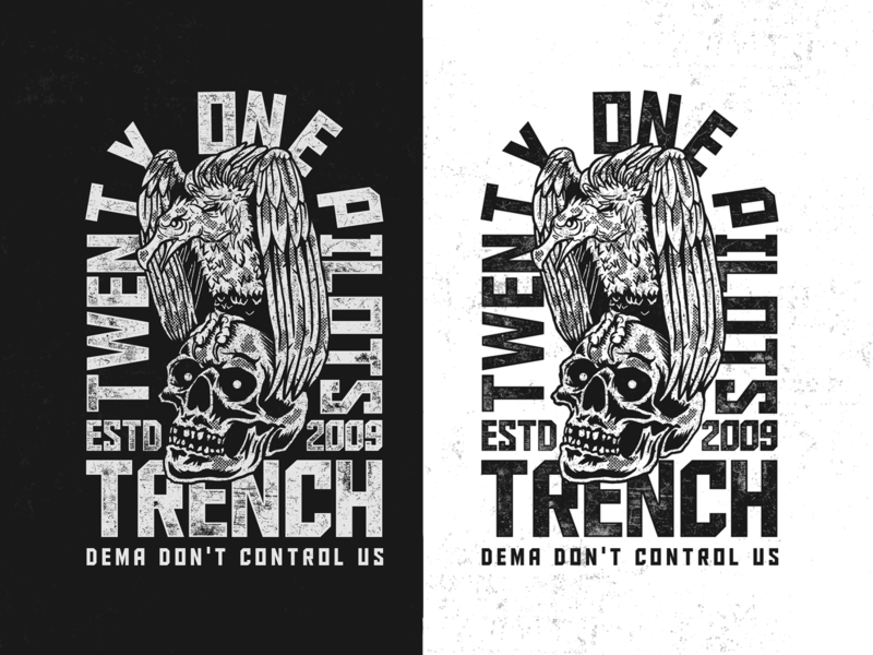 Twenty One Pilots Trench Merch By Tucca Dsgn On Dribbble