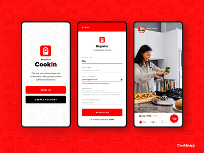 Cookin App - Place where chiefs get tipped!