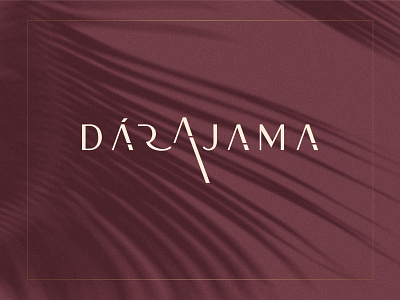 Darajama - Luxury clothing brand elegant logo logo type luxury brand luxury logo minimalistic simplistic word mark