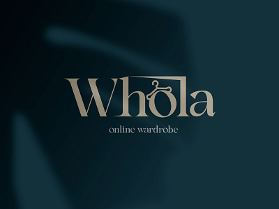 Whola - Online Wadrobe Brand Identity brand identity branding clothes branding clothes logo elegant logo logotype luxury logo online shop logo teal logo wardrobe logo