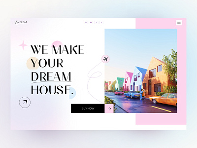 Dream house website concept design dreamhouse home ui uxui website