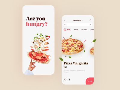 Pizza delivery app concept app delivery food pizza ui uxui