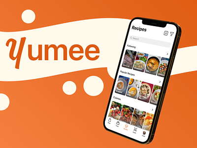 Yumee - foodies social media and online supermarket 2022 2022 trend android app graphic design ios ui ux uxui