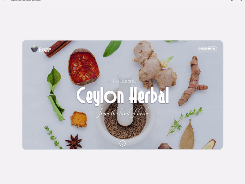 Ceylon Herbs | Adobe XD | Prototyping adobe xd ceylon herbal herbs prototype sri lanka ui design web design