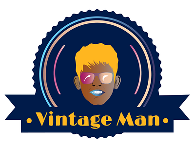 Vintage Man character design icon illustration illustrator cc logo logo design vector