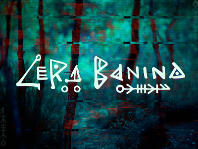 Scandinavian  lettering logo for singer Lera Banina