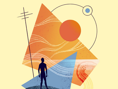 Summer Vibes bright colour graphic holiday illustration illustrator shapes summer sun texture vibes