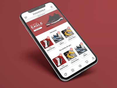 Fashionly - Market Design design mobile mobile app design ui ux