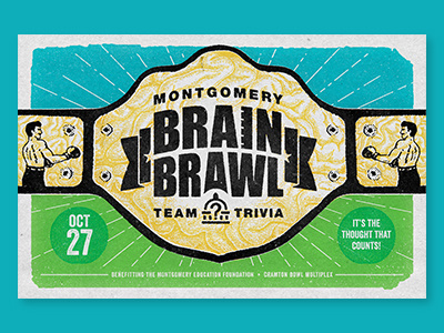 Brain Brawl Poster