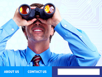 iPipe Corporation blue business contrast corp hosting light violet web webdesign