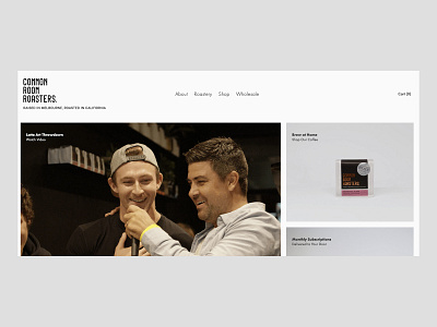 Common Room Roasters branding design icon ui ux web