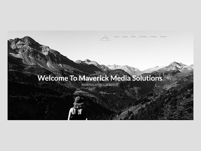 Maverick Media Solutions - Online Presence Management branding design icon logo social media social media marketing ui ux web website