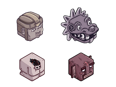 Cube Icons - Native Totems