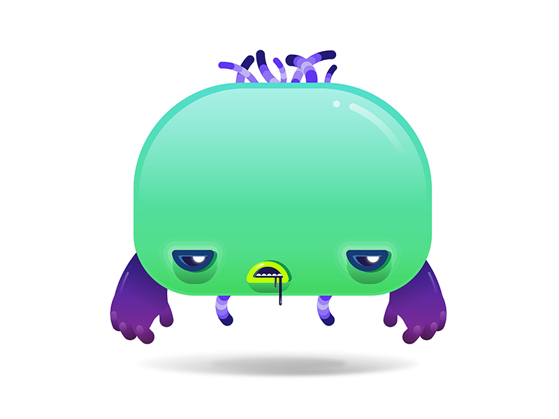 Green Monster by Techboi.design on Dribbble