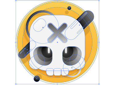 Skulltula Vector Design app character design game icon illustration interface vector