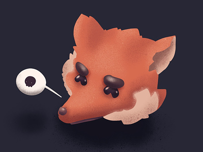Mr Fox animal character desing cute design icon icon design illustration illustration art director design procreate