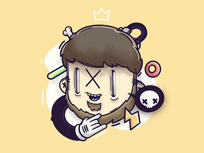 Avatar Design animation 2d app character design funny game gif icon illustration interactive loop. gif ui