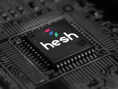 HESH Logo branding logo tech